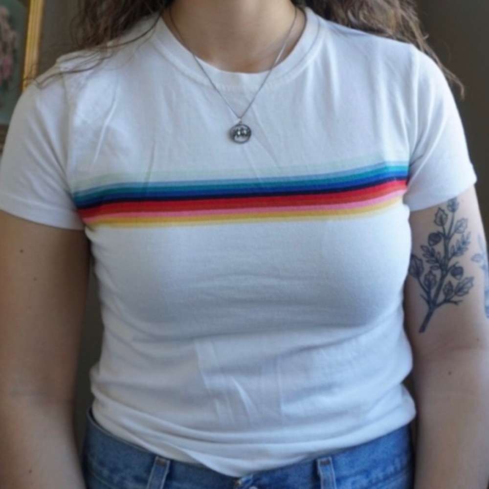 Classic Brandy Melville Rainbow top!